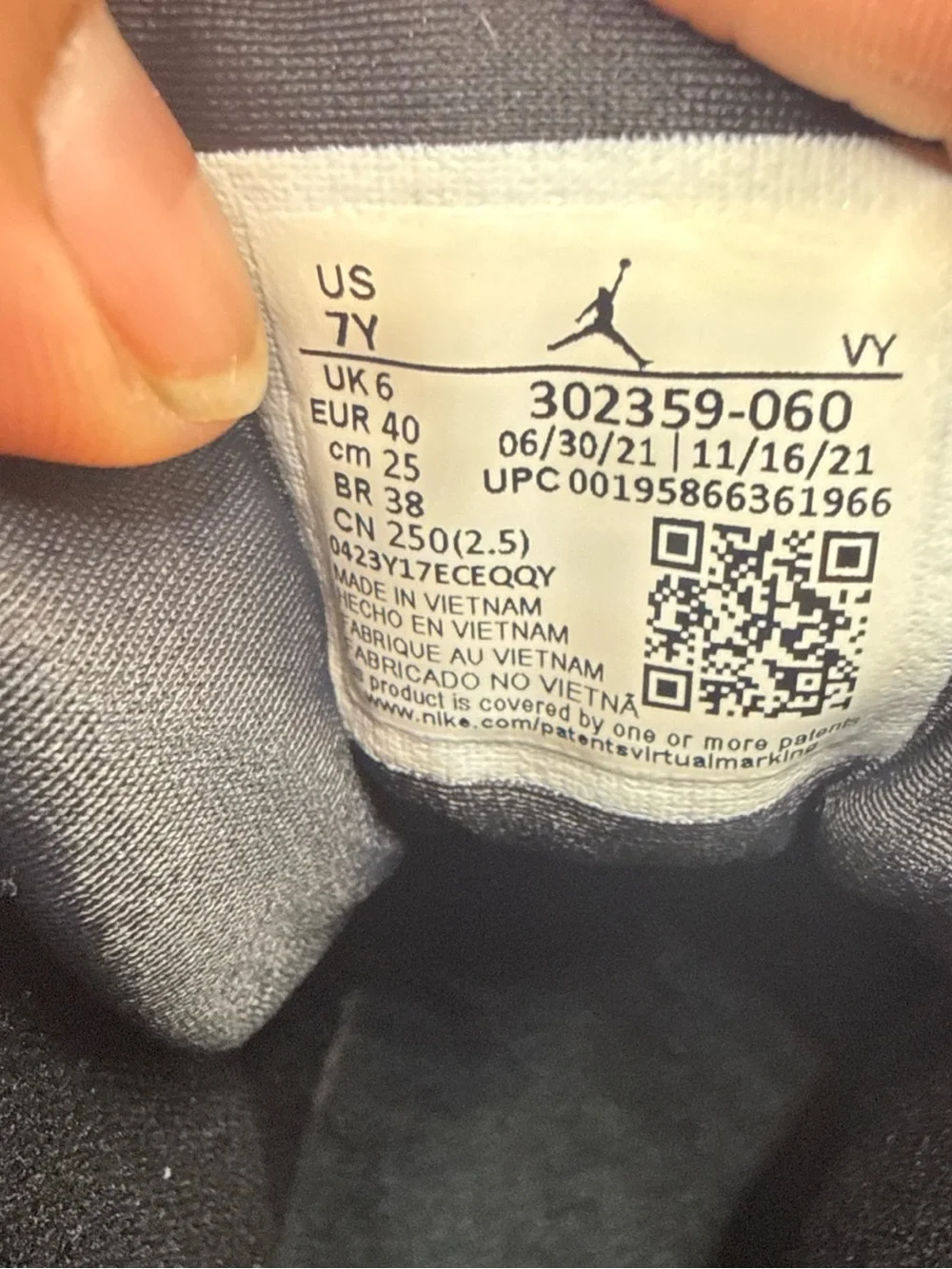 Size 7 (GS) - Jordan 9 Retro Mid Particle Grey, 302359-060, Clean, No Box